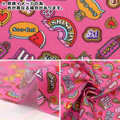 [From quantity 5] Fabric "USA Cotton Barbie ICONS White C11724-WHITE"