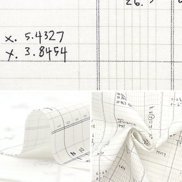 [From quantity 5] Fabric "USA Cotton Architecture / AFR-13502-12 Gray AFR-13502-12"