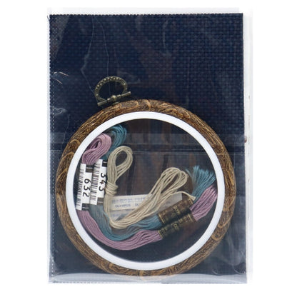 Embroidery kit "Cross Stitch Kit & Botanical Violet 7559" Olympus