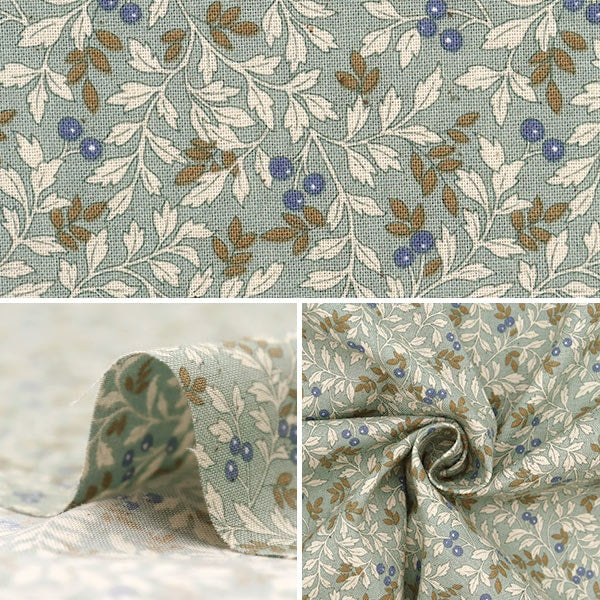 [From quantity 5] Fabric 『Scare Print Nuts & Very Vintage Mint 83038-1-2]