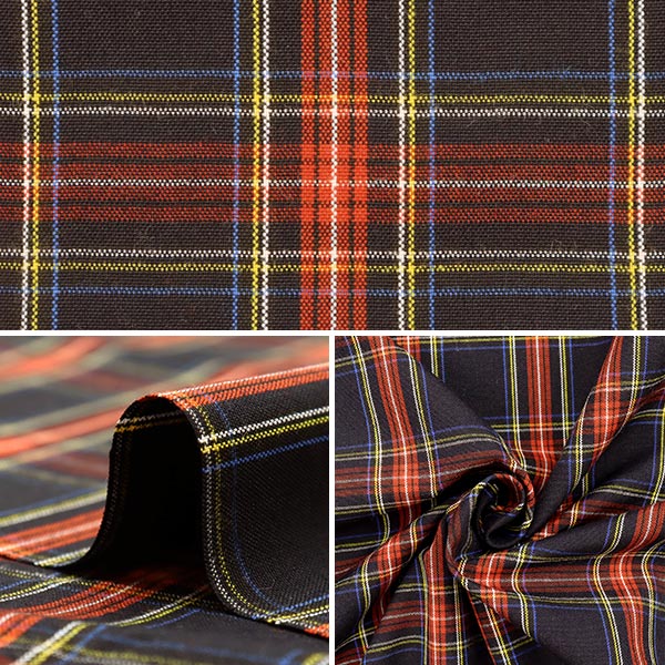 [From quantity 5] Fabric "TR Tartan Silky Brushed Check Reder x Con TRC8000-19"