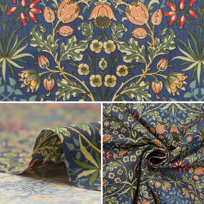 [From quantity 5] Fabric "Best of Morris Best of Morris Sheeting Hyacinth 33496-18]