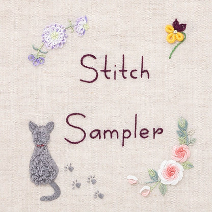 Embroidery kit "Stitchbook with French embroidery stereic stitches EK-103" Tulip tulip