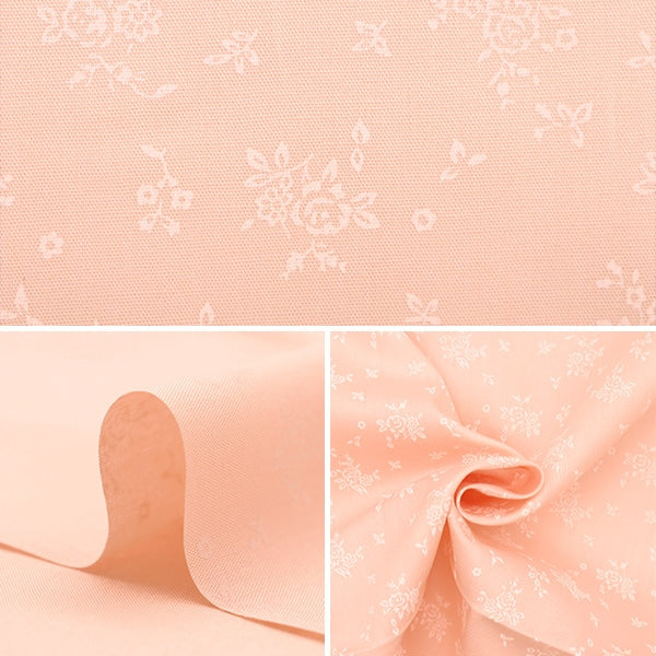[From quantity 5] Fabric 『Poplin Homy Collection Lacquer Bouquet HC1010S-B]