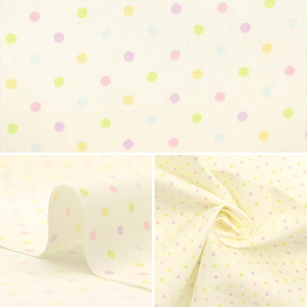 [From quantity 5] Fabric 『Poplin Home Collection Dot DH10085S-B]