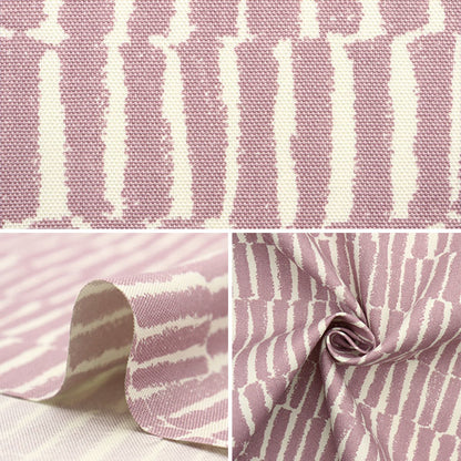 [From quantity 5] Fabric 『Oxford Stick Kusumi Pink COCA-STICK-A]