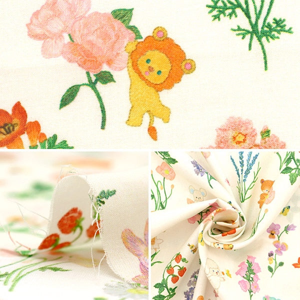 [From quantity 5] Fabric "60 Loan Digital Print 22fabric Flower Tree Off DP-4420-2A"