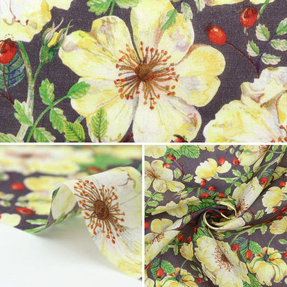 [From quantity 5] Fabric "Liberty Fabric LiyoselLawn Doreset Rose DC30096-BS] Liberty Japan