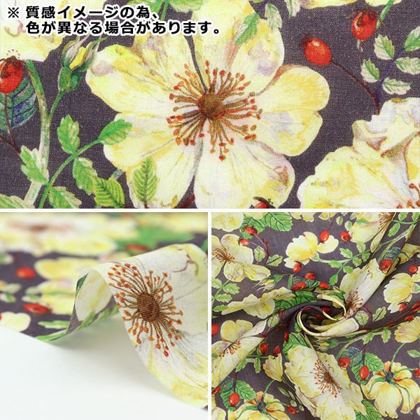 [From quantity 5] Fabric "Liberty Fabric LiyoselLawn Doreset Rose DC30096-CS] Liberty Japan