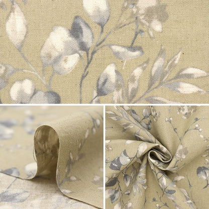 [From quantity 5] Fabric "Cotton linenSheeting Floral beige 99203-1A]