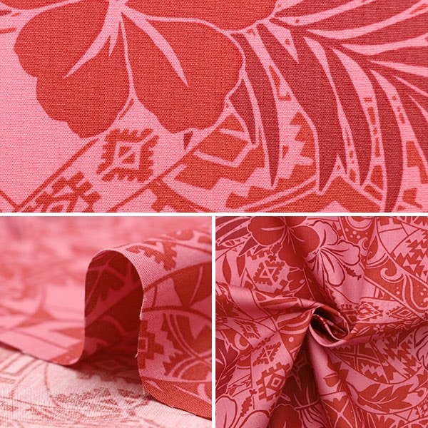 [來自數量5] 織物 “ Broad Hawaii Amplint Pink 208-A”