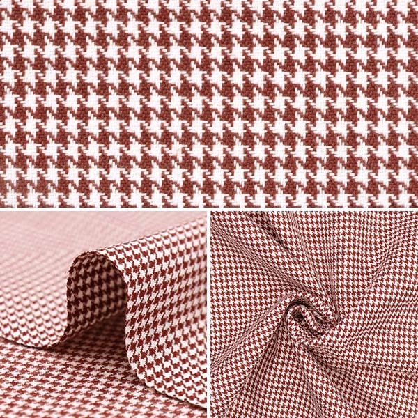 [From quantity 5] Fabric "Supple TR check Chidorired TRC8000-23"