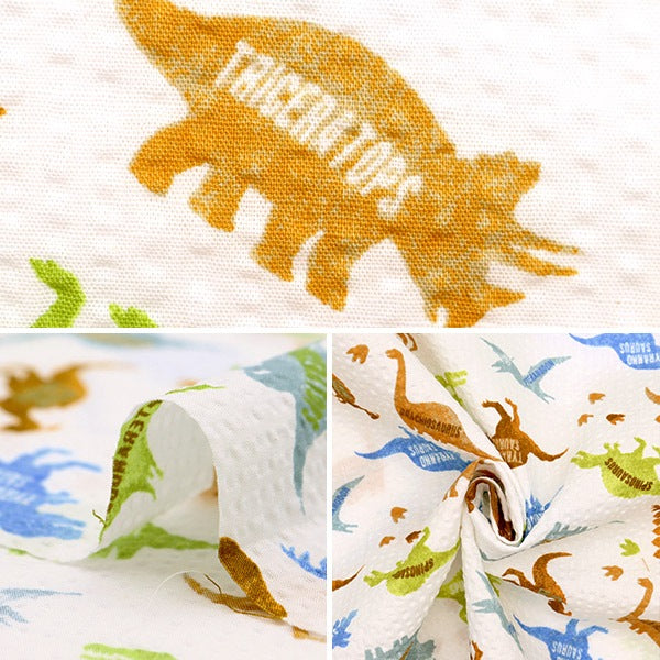 [来自数量5] 织物 “ Ripple Dinosaur White 38115-6A”