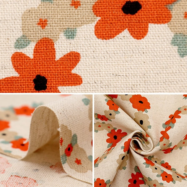 [From quantity 5] Fabric "Ukono Cotton Cotton Hais Canvas Lease Red Up5885-A" COTTON KOBAYASHI
