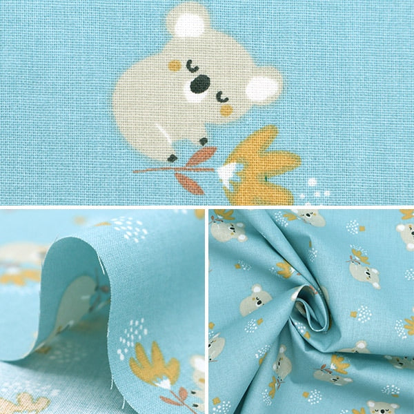 [From quantity 5] Fabric "DOMOTEX Cotton Print Good Night Koala DOMO-CPT13"