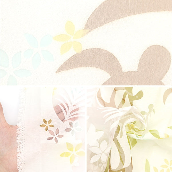 [From quantity 5] Fabric "Opal Hawaiian Pattern RAM-OB1042"
