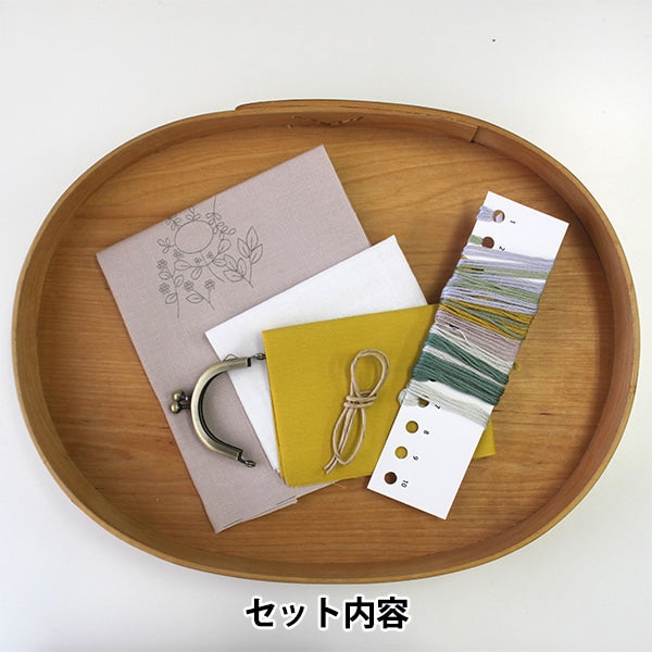 刺绣套件“ smirna flower mini小钱包 绿色phc-115-2]零件和平