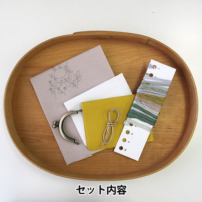 刺绣套件“ smirna flower mini小钱包 绿色phc-115-2]零件和平