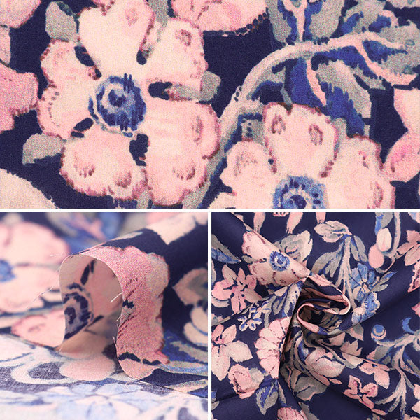 [From quantity 5] Fabric "Liberty Fabric Tana lawn Hestia 3633230-23AT] Liberty Japan