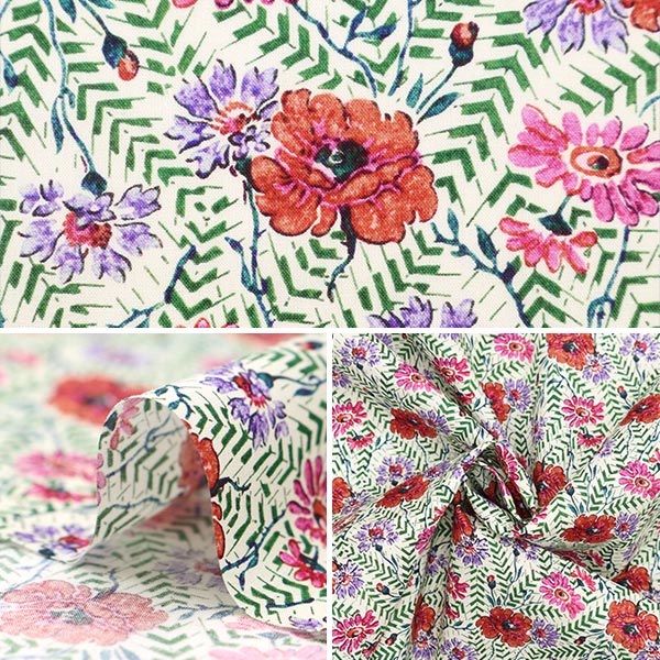 [From quantity 5] Fabric "Liberty Fabric Tana lawn Dimita 3633237-23AT] Liberty Japan