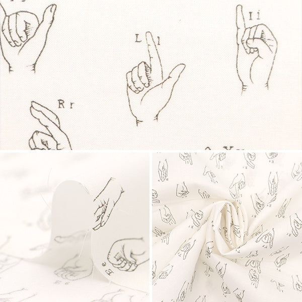 [From quantity 5] Fabric "Liberty Fabric Tana lawn Signs Oblivati ​​1223218-P23A] Liberty Japan