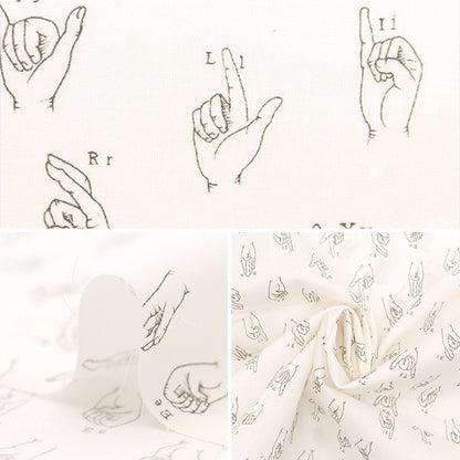 [From quantity 5] Fabric "Liberty Fabric Tana lawn Signs Oblivati ​​1223218-P23A] Liberty Japan