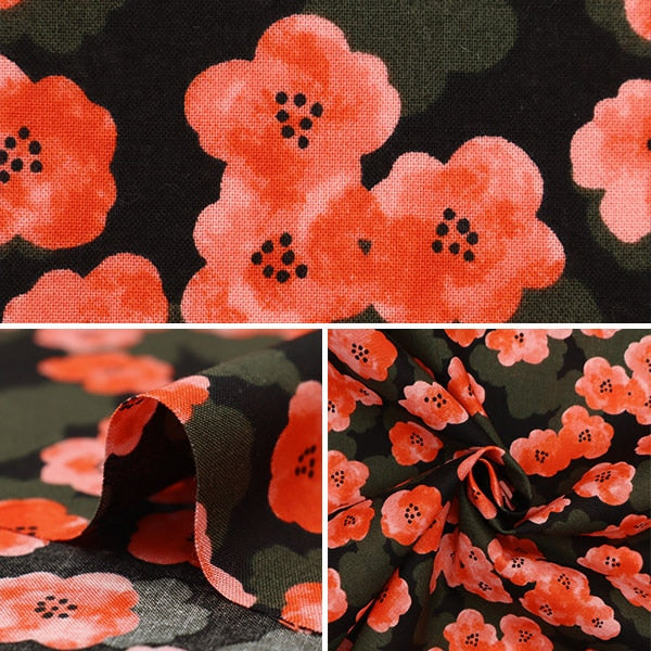 [From quantity 5] Fabric 『Scare Print Japanese pattern kym-2302-A]