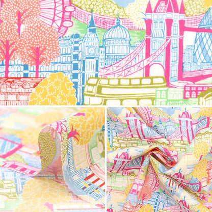 [From quantity 5] Fabric "Liberty Fabric Tana lawn Capital Views 3636845-AU " Liberty Japan