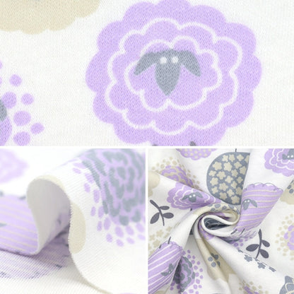 [From quantity 5] Fabric "Smooth knit floral pattern 3C number color an3701-3C"