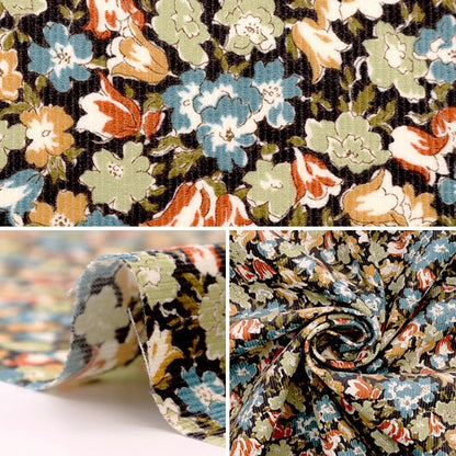 [From quantity 5] Fabric "Liberty Fabric CorduroyPrint Froralia 3633242-23A] Liberty Japan