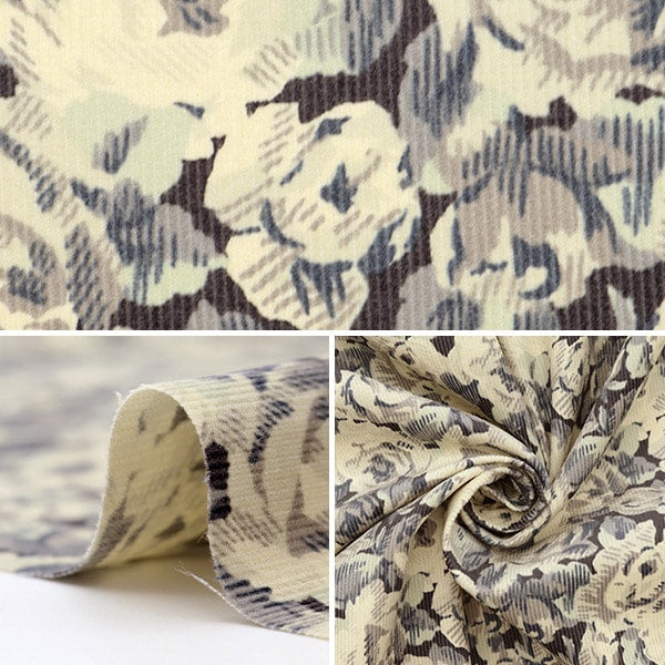 [From quantity 5] Fabric "Liberty Fabric CorduroyPrint Roman Rose 1223212-P23A] Liberty Japan