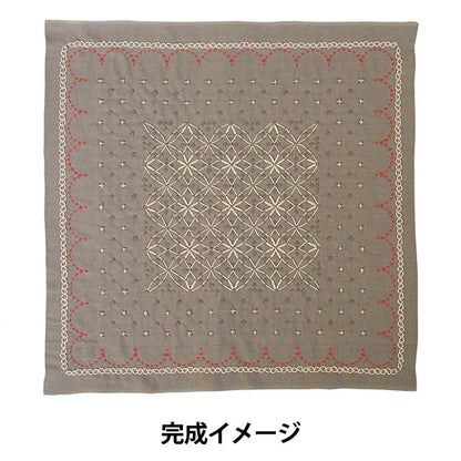 Embroidery kit "SashikoKit LA BOUQUETIERE Kinmokusei SK-448] Olympus