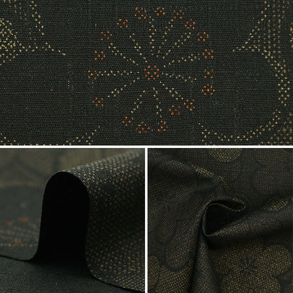 [From quantity 5] Fabric "Southern Cross Japanese Pattern Black SK-7500-1A"