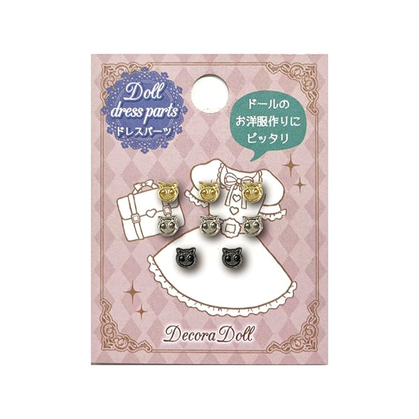 手工艺品零件“ Dold Dress零件迷你按钮Nekchan DDP-27”
