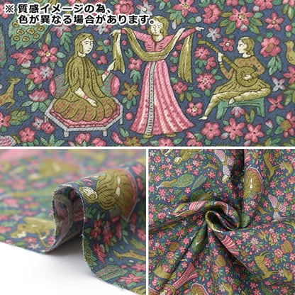 [From quantity 5] Fabric "Liberty Fabric Airy Cott Dancing Ladies 3631283J23B" Liberty Japan