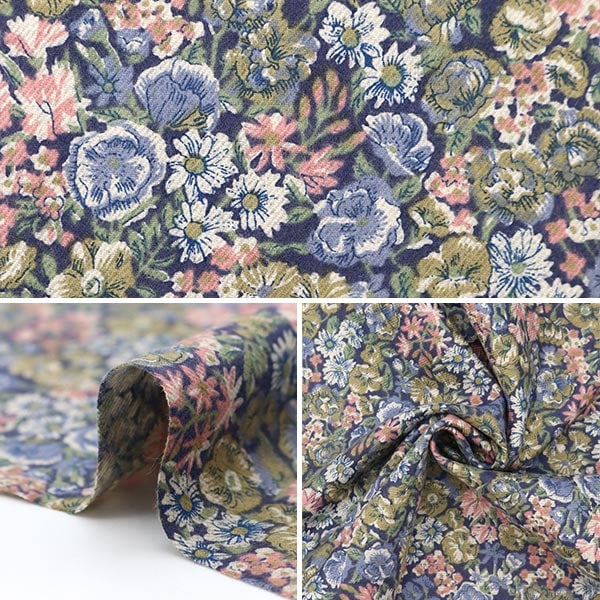 [From quantity 5] Fabric "Liberty Fabric Airy Cott Chave 3639003LJ23F" Liberty Japan