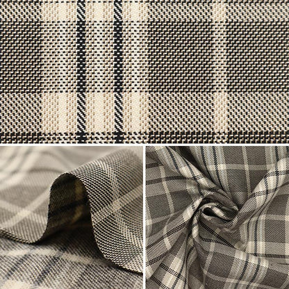 [From quantity 5] Fabric "TR Tartan Softly Brushed Check Beige TRC8001-07"