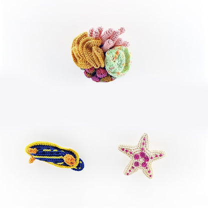 Knitting kit "Crochet Aquarium (Crochet Aquarium) Aoumiushi and Seabed Walk EG-132" Olympus