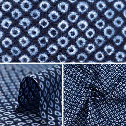 [From quantity 5] Fabric 『Scare Print Aperture style Japanese pattern Kanoko 850257-1-1]