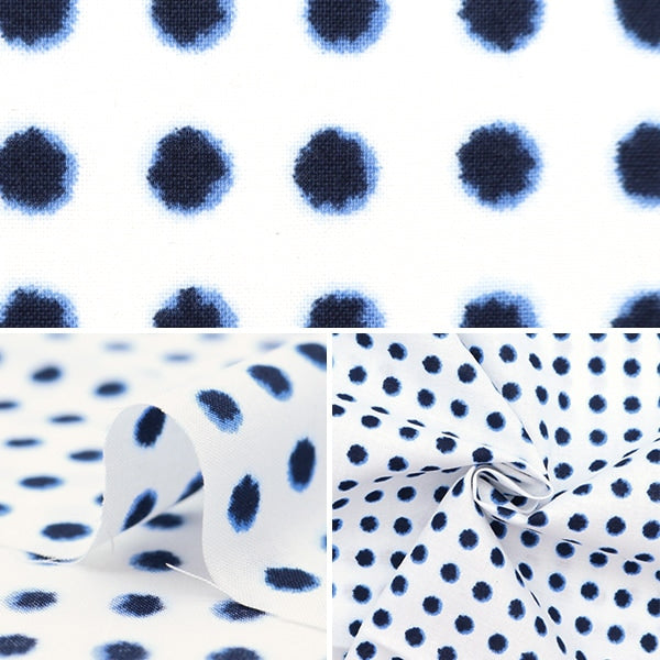 [From quantity 5] Fabric 『Scare Print Aperture style Japanese pattern beans 850257-3-1]