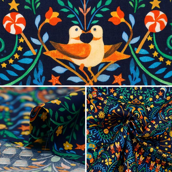[From quantity 5] Fabric "Liberty Fabric Tana lawn Liberty Christmas Twelve Days of Christmas 36368404-at] Liberty Japan