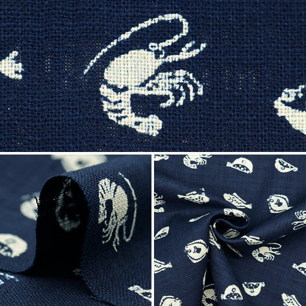 [From quantity 5] Fabric "Mura thread Cross single color single-colored pattern 88223-10-1"