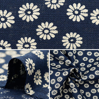 [From quantity 5] Fabric "Mura thread Cross single-colored Japanese-style pattern petkikiku 882223-28-1"