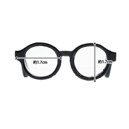 娃娃零件“娃娃眼镜4.5厘米黑色DA-G4.5-BK”