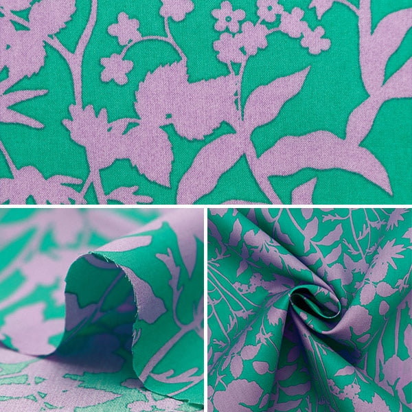 [From quantity 5] Fabric "Liberty Fabric Tana lawn Offli Arriad Silouet 3634124-24AU] Liberty Japan