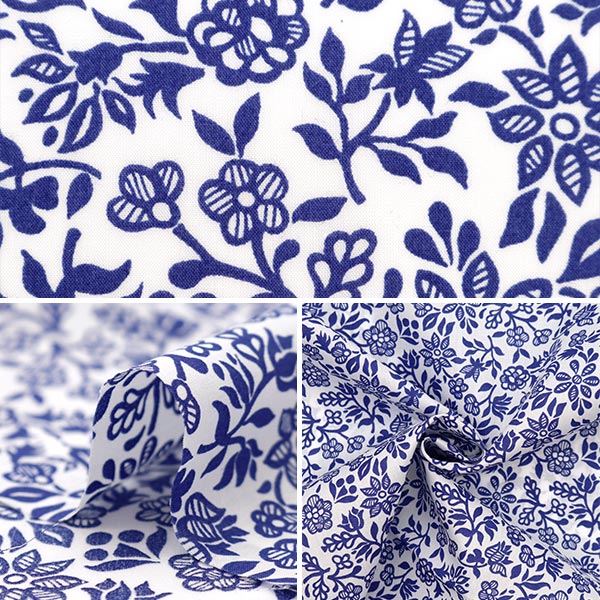 [From quantity 5] Fabric "Liberty Fabric Tana lawn Peliuinul 3634136-24AU] Liberty Japan