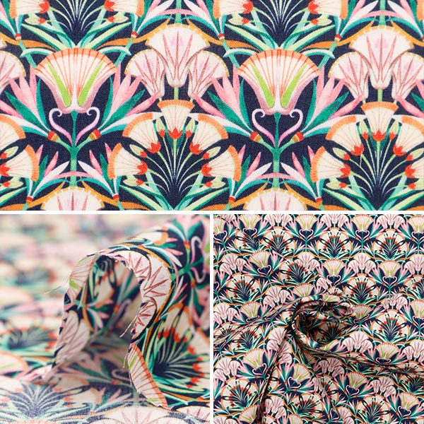 [From quantity 5] Fabric "Liberty Fabric Tana lawn Rotus Love 3634142-24AU] Liberty Japan