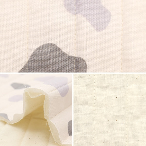 Fabric 『SheetingQuilt Cut Cloth Approximately 101cm x 50cm Milk Latte Mou Ivory MLJS50-08A]