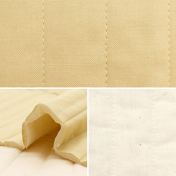 Fabric 『SheetingQuilt Cut Cloth Approximately 101cm x 50cm Milk Latte plain beige MLJM-02A]