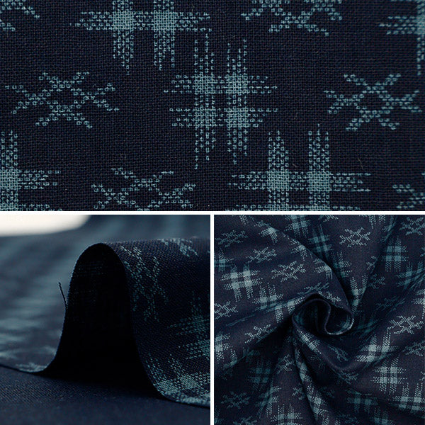 [From quantity 5] Fabric 『Sheeting Izuri Ai 88222-5-15]